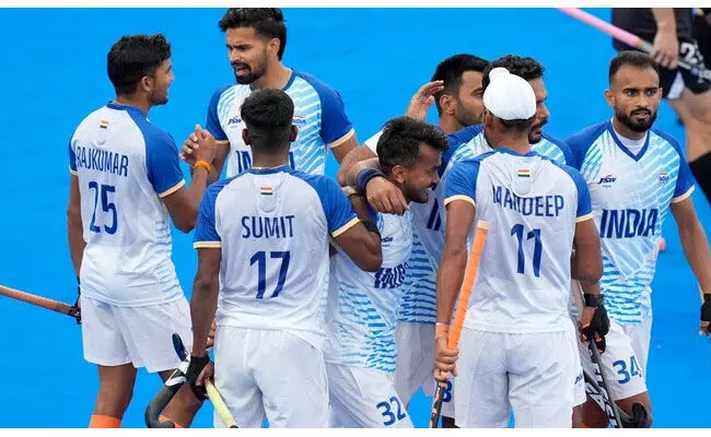 ಪ್ಯಾರಿಸ್ ಒಲಿಂಪಿಕ್ಸ್ | ಅರ್ಜೆಂಟೀನ ವಿರುದ್ಧ ರೋಚಕ ಡ್ರಾ ಸಾಧಿಸಿದ ಭಾರತ ಹಾಕಿ ತಂಡ ಪ್ಯಾರಿಸ್ ಒಲಿಂಪಿಕ್ಸ್ | ಅರ್ಜೆಂಟೀನ ವಿರುದ್ಧ ರೋಚಕ ಡ್ರಾ ಸಾಧಿಸಿದ ಭಾರತ ಹಾಕಿ ತಂಡ