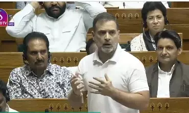 ದೊಡ್ಡ ಉದ್ಯಮಗಳ ಏಕಾಧಿಪತ್ಯವನ್ನು ಬಲಪಡಿಸುವುದು ಬಜೆಟ್‌ನ ಏಕೈಕ ಉದ್ದೇಶ: ಸಂಸತ್ತಿನಲ್ಲಿ ರಾಹುಲ್‌ ಗಾಂಧಿ ವಾಗ್ದಾಳಿ