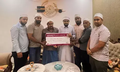 ಮದನಿಯ್ಯ ಸಾದಾತ್ ಫೌಂಡೇಶನ್ ನಿಂದ ಸಹಾಯಧನ ಬಿಡುಗಡೆ