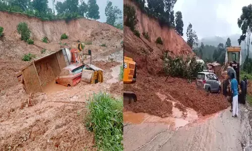 ಶಿರಾಡಿ ಘಾಟ್​​​ನಲ್ಲಿ ಭೂಕುಸಿತ | ಮಣ್ಣಿನಡಿ‌ ಸಿಲುಕಿದ ವಾಹನಗಳು, ರಸ್ತೆ ಸಂಚಾರ ಸ್ಥಗಿತ