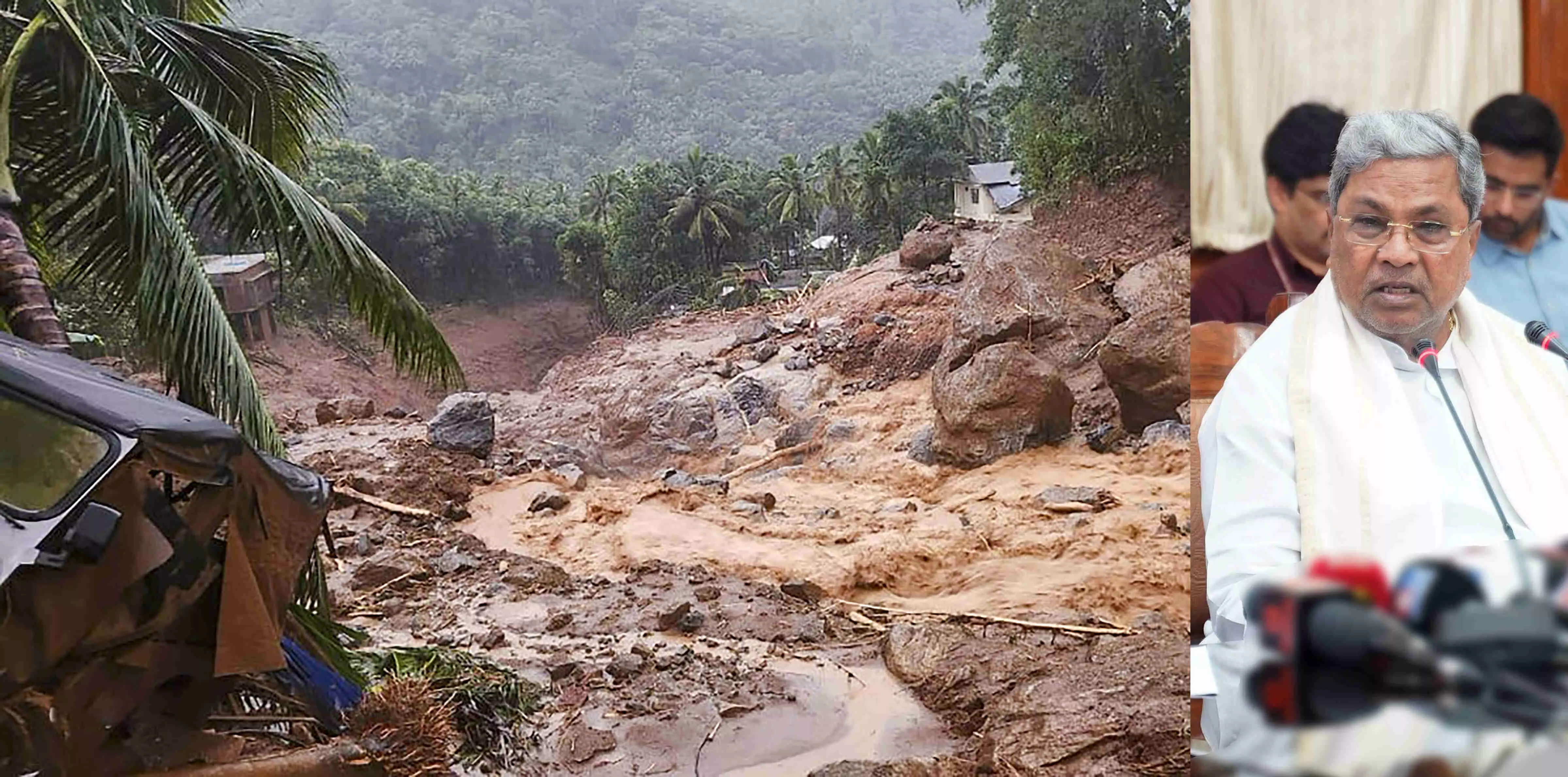 ವಯನಾಡ್ ದುರಂತದಲ್ಲಿ ಮೃತಪಟ್ಟ ಕನ್ನಡಿಗರಿಗೆ ತಲಾ 5 ಲಕ್ಷ ರೂ. ಪರಿಹಾರ: ಸಿದ್ದರಾಮಯ್ಯ