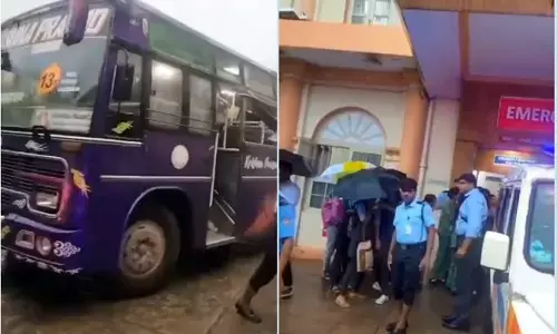 ಮಂಗಳೂರು | ಬಸ್ ಪ್ರಯಾಣದಲ್ಲಿ ವಿದ್ಯಾರ್ಥಿನಿಗೆ ಎದೆನೋವು: ಬಸ್ಸನ್ನು ಆ್ಯಂಬುಲೆನ್ಸ್ ವೇಗದಲ್ಲಿ ಆಸ್ಪತ್ರೆಗೆ ತಲುಪಿಸಿದ ಚಾಲಕ