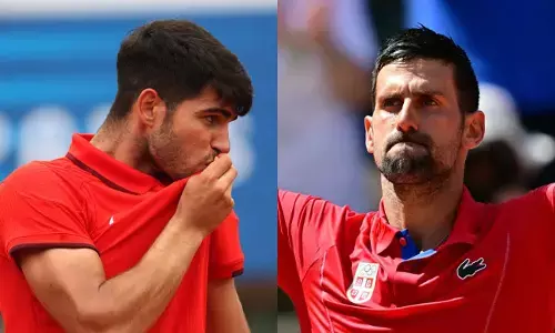 ಪ್ಯಾರಿಸ್ ಒಲಿಂಪಿಕ್ಸ್ | ಚಿನ್ನಕ್ಕಾಗಿ ಜೊಕೊವಿಕ್- ಅಲ್ಕರಾಝ್ ಸೆಣಸು