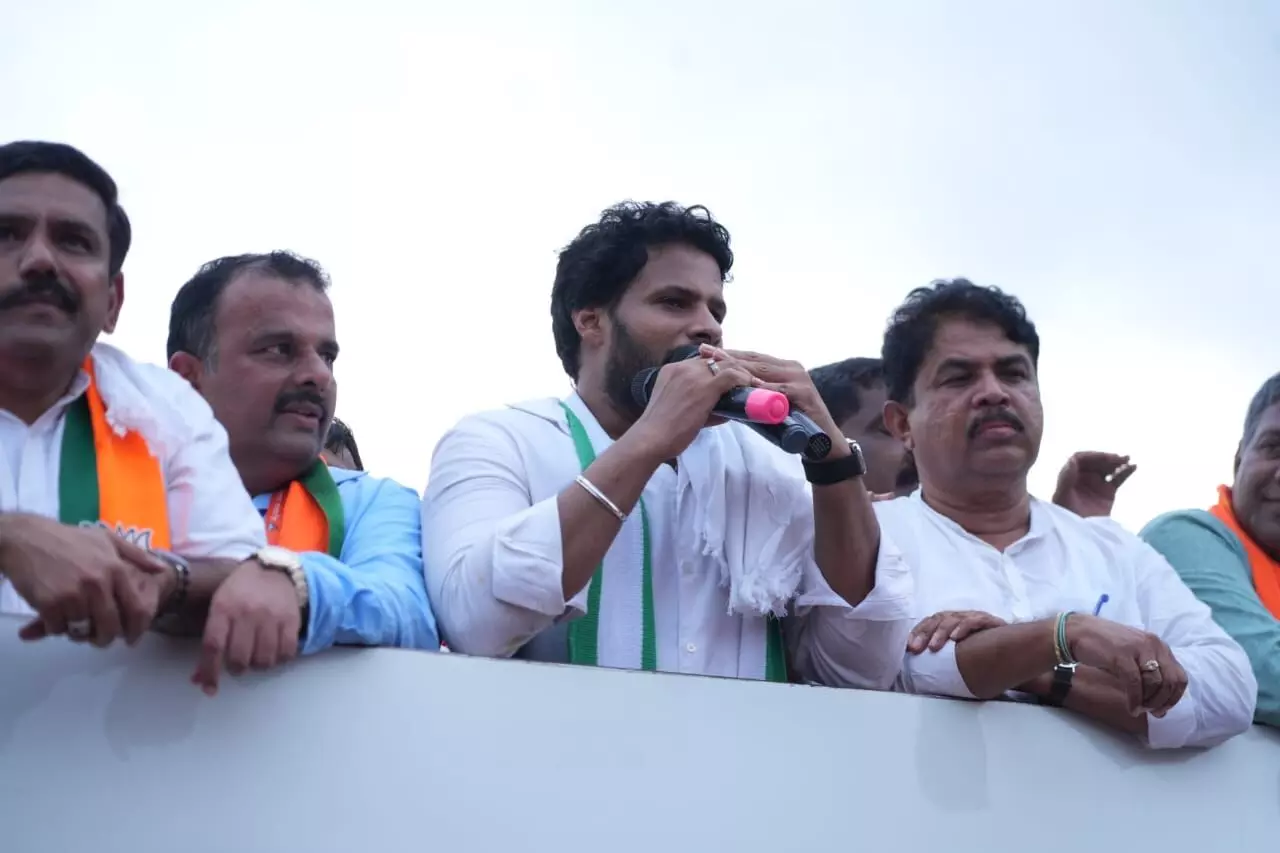 ಕಾಂಗ್ರೆಸ್ ಭ್ರಷ್ಟಾಚಾರದ ಆಡಳಿತವನ್ನು ಕೊನೆಗೊಳಿಸಲು ಗುರಿ ಮುಟ್ಟುವ ತನಕ ಹೋರಾಟ : ನಿಖಿಲ್ ಕುಮಾರಸ್ವಾಮಿ