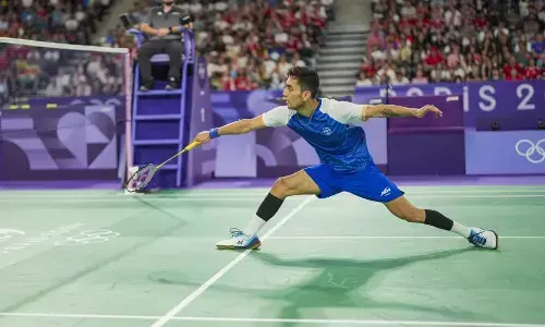 ಪ್ಯಾರಿಸ್ ಒಲಿಂಪಿಕ್ಸ್‌ ಬ್ಯಾಡ್ಮಿಂಟನ್ | ಸೆಮಿ ಫೈನಲ್ ನಲ್ಲಿ ಸೋತ ಲಕ್ಷ್ಯ ಸೇನ್