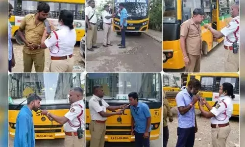 ಮದ್ಯ ಕುಡಿದು ಶಾಲಾ ವಾಹನ ಚಾಲನೆ : 72 ಚಾಲಕರ ವಿರುದ್ಧ ಎಫ್‍ಐಆರ್ ದಾಖಲು