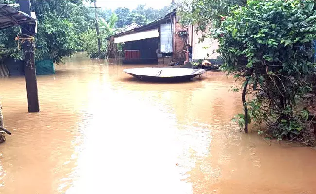 ಸಿದ್ದಾಪುರ: ಕಾವೇರಿ ನದಿಪಾತ್ರದಲ್ಲಿ ಪ್ರವಾಹದ ಭೀತಿ