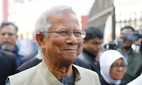 ಬಾಂಗ್ಲಾದೇಶದ ಹಂಗಾಮಿ ಸರ್ಕಾರದ ಮುಖ್ಯ ಸಲಹಾಗಾರರಾಗಲಿರುವ ನೋಬೆಲ್‌ ಪ್ರಶಸ್ತಿ ವಿಜೇತ ಡಾ. ಮುಹಮ್ಮದ್‌ ಯೂನುಸ್‌