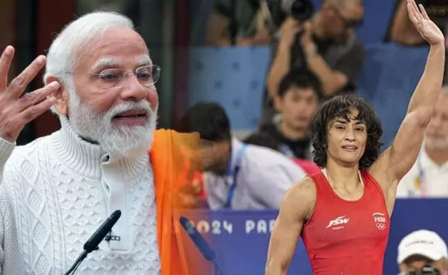 ವಿನೇಶ್‌ ಫೋಗಟ್‌ ಅನರ್ಹತೆ ವಿರುದ್ಧ ಅಪೀಲು ಸಲ್ಲಿಸುವ ಎಲ್ಲಾ ಆಯ್ಕೆ ಅನ್ವೇಷಿಸಿ: ಭಾರತೀಯ ಒಲಿಂಪಿಕ್‌ ಅಸೋಸಿಯೇಶನ್‌ಗೆ ಕೋರಿದ ಪ್ರಧಾನಿ ಮೋದಿ