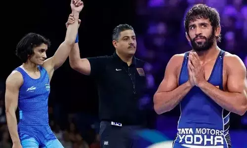 “ಅವರ ಹಾದಿಯಲ್ಲಿ ಮುಳ್ಳುಗಳನ್ನು ಇರಿಸಿದವರು…”: ವಿನೇಶ್‌ ಫೋಗಟ್‌ ಗೆಲುವಿನ ಬೆನ್ನಲ್ಲೇ ಬಜರಂಗ್‌ ಪುನಿಯಾ ಪ್ರತಿಕ್ರಿಯಿಸಿದ್ದು ಹೀಗೆ...