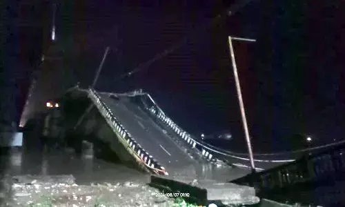 ಕಾರವಾರ | ಕಾಳಿ ಹಳೆ ಸೇತುವೆ ಕುಸಿತ ಹಿನ್ನೆಲೆ: ಕಾಳಿ ಹೊಸ ಸೇತುವೆಯಲ್ಲಿ ಭಾರೀ ವಾಹನಗಳ ಸಂಚಾರ ನಿಷೇಧ