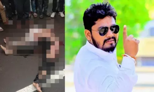 ವಿಜಯಪುರ | ಬೈಕ್‌ನಲ್ಲಿ ಕುಳಿತಿದ್ದ ವಕೀಲನಿಗೆ ಢಿಕ್ಕಿ ಹೊಡೆದು ಎಳೆದೊಯ್ದ ಕಾರು!