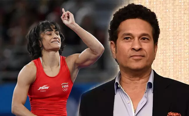 ವಿನೇಶ್ ಪಾಲಿನ ಬೆಳ್ಳಿ ಪದಕವನ್ನು ದೋಚಲಾಗಿದೆ : ಸಚಿನ್ ತೆಂಡುಲ್ಕರ್ ಅಸಮಾಧಾನ