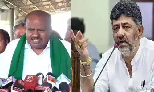 ಕುಮಾರಸ್ವಾಮಿ ಬೆದರಿಕೆಗೆ ಹೆದರುವ ರಕ್ತ ನನ್ನದಲ್ಲ : ಡಿಸಿಎಂ ಡಿ.ಕೆ.ಶಿವಕುಮಾರ್