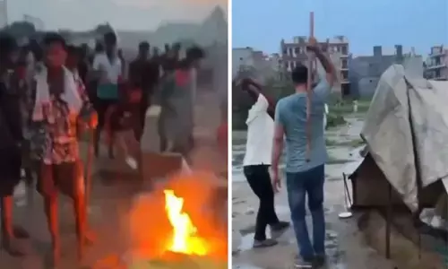 ಘಾಝಿಯಾಬಾದ್ | ಬಾಂಗ್ಲಾದೇಶಿಗರು ಎಂದು ಆರೋಪಿಸಿ, ಸ್ಥಳೀಯರ ಗುಡಿಸಲುಗಳಿಗೆ ಬೆಂಕಿಯಿಟ್ಟ ಸಂಘಪರಿವಾರದ ಕಾರ್ಯಕರ್ತರು!