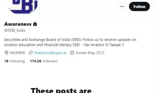 ಹಿಂಡೆನ್ ಬರ್ಗ್ ನಿಂದ ಸ್ಫೋಟಕ ವರದಿ ಬರುತ್ತಿದ್ದಂತೆ ಸೆಬಿ ಎಕ್ಸ್ ಖಾತೆ ಲಾಕ್!