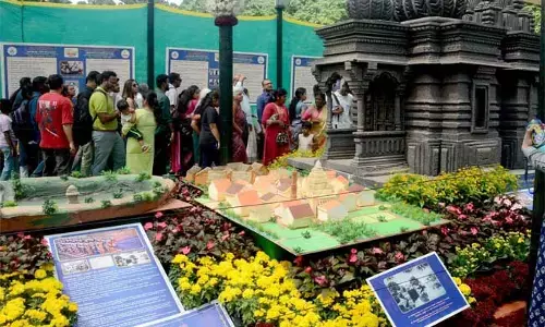 ಡಾ.ಬಿ.ಆರ್.ಅಂಬೇಡ್ಕರ್ ಪರಿಕಲ್ಪನೆಯಡಿ ಫಲಪುಷ್ಪ ಪ್ರದರ್ಶನ