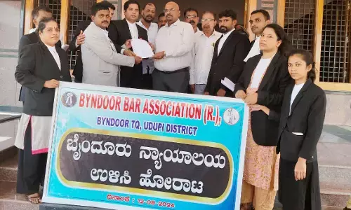 ಬೈಂದೂರಿನಲ್ಲಿ ನ್ಯಾಯಾಲಯ ಖಾಯಂಗೊಳಿಸುವಂತೆ ಆಗ್ರಹಿಸಿ ಮನವಿ
