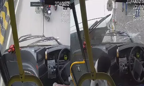 ಬೆಂಗಳೂರು | ಬಿಎಂಟಿಸಿ ಬಸ್‌ನಿಂದ ಸರಣಿ ಅಪಘಾತ ; ಬೈಕ್​-ಕಾರು ಜಖಂ