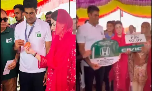 ಪಾಕಿಸ್ತಾನದ ಅಥ್ಲೀಟ್ ಅರ್ಷದ್ ನದೀಮ್‌ಗೆ 10 ಕೋಟಿ ರೂ. ಹಾಗೂ ಕಾರು ಬಹುಮಾನ