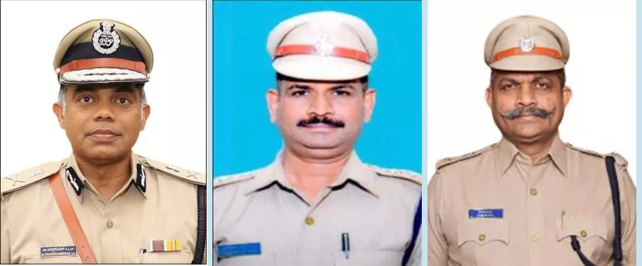 ಪೊಲೀಸ್, ಗೃಹರಕ್ಷಕರ ಸಹಿತ 14 ಅಧಿಕಾರಿ, ಸಿಬ್ಬಂದಿಗೆ ರಾಷ್ಟ್ರಪತಿ ಪದಕ