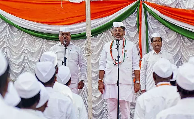 ದೇಶದ್ರೋಹಿಗಳು ದೇಶಪ್ರೇಮದ ಪಾಠ ಮಾಡುತ್ತಿರುವುದು ಇಂದಿನ ದುರಂತ: ಡಿಸಿಎಂ ಡಿ. ಕೆ. ಶಿವಕುಮಾರ್