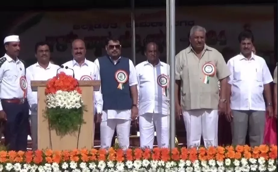 78ನೇ ಸ್ವಾತಂತ್ರ್ಯೋತ್ಸವ | ರಾಷ್ಟ್ರಧ್ವಜಾರೋಹಣ ನೆರವೇರಿಸಿದ ಚಾಮರಾಜನಗರ ಜಿಲ್ಲಾ ಉಸ್ತುವಾರಿ ಸಚಿವ ಕೆ.ವೆಂಕಟೇಶ್