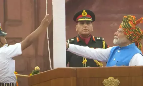 78ನೇ ಸ್ವಾತಂತ್ರ್ಯೋತ್ಸವ: ಕೆಂಪು ಕೋಟೆಯಲ್ಲಿ ಧ್ವಜಾರೋಹಣ ನೆರವೇರಿಸಿದ ಪ್ರಧಾನಿ ಮೋದಿ