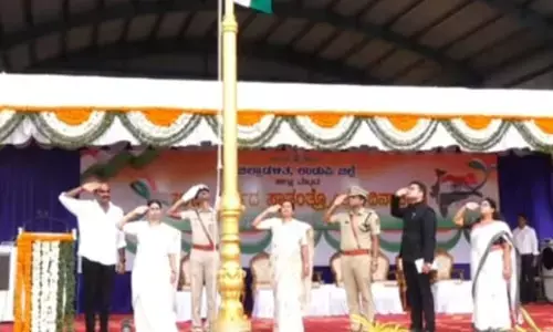 ಉಡುಪಿ: 78ನೇ ಸ್ವಾತಂತ್ರ್ಯ ದಿನಾಚರಣೆ;  ಉಸ್ತುವಾರಿ ಸಚಿವರಿಂದ ಧ್ವಜಾರೋಹಣ