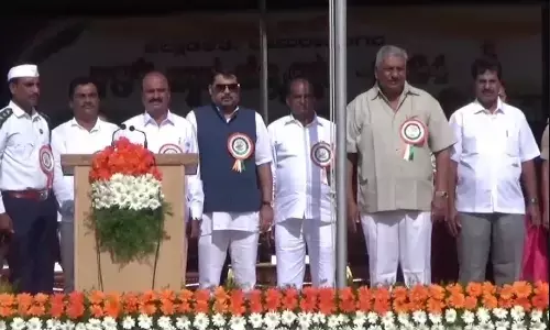 78ನೇ ಸ್ವಾತಂತ್ರ್ಯೋತ್ಸವ | ರಾಷ್ಟ್ರಧ್ವಜಾರೋಹಣ ನೆರವೇರಿಸಿದ ಚಾಮರಾಜನಗರ ಜಿಲ್ಲಾ ಉಸ್ತುವಾರಿ ಸಚಿವ ಕೆ.ವೆಂಕಟೇಶ್