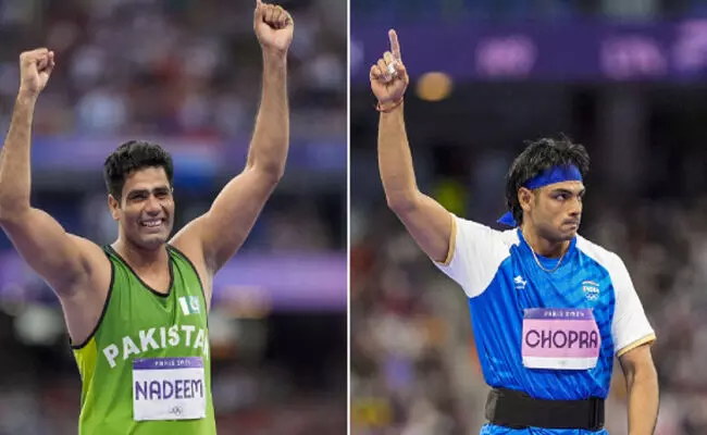 ನದೀಮ್ ರ ಒಲಿಂಪಿಕ್ ದಾಖಲೆಯನ್ನು ಮುರಿಯುವ ವಿಶ್ವಾಸವಿತ್ತು : ನೀರಜ್ ಚೋಪ್ರಾ ನದೀಮ್ ರ ಒಲಿಂಪಿಕ್ ದಾಖಲೆಯನ್ನು ಮುರಿಯುವ ವಿಶ್ವಾಸವಿತ್ತು : ನೀರಜ್ ಚೋಪ್ರಾ