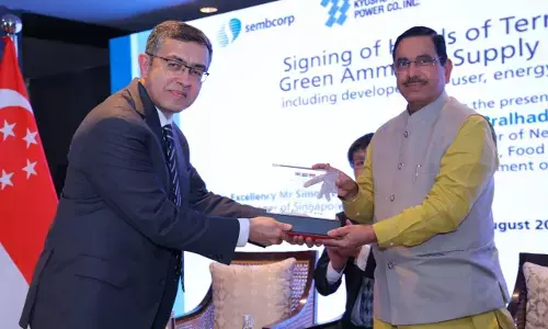 ಜಪಾನ್‌ಗೆ ಭಾರತದಿಂದ ಹಸಿರು ಅಮೋನಿಯಾ ರಫ್ತು ; ಉಭಯ ರಾಷ್ಟ್ರಗಳು ಒಪ್ಪಂದಕ್ಕೆ ಸಹಿ