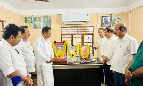 ಕಾರ್ಕಳ ಬ್ಲಾಕ್ ಕಾಂಗ್ರೆಸ್ ಕಚೇರಿಯಲ್ಲಿ ಮಹಾತ್ಮರ ಜನ್ಮ ದಿನಾಚರಣೆ