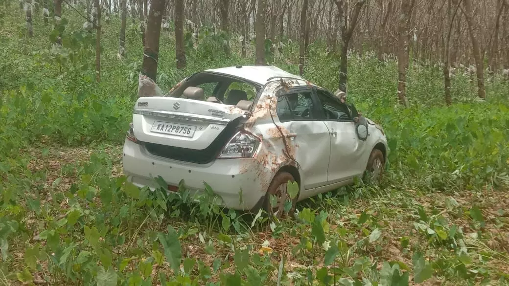 ಸುಳ್ಯ| ನಿಯಂತ್ರಣ ತಪ್ಪಿ ಪಲ್ಟಿಯಾದ ಕಾರು: ಚಾಲಕ ಮೃತ್ಯು