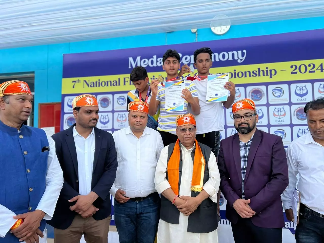 ರಾಷ್ಟ್ರಮಟ್ಟದ ಫಿನ್ಸ್ ಈಜು ಚಾಂಪಿಯನ್‌ಶಿಪ್: ವಫಿ ಅಬ್ದುಲ್ ಹಕೀಂಗೆ 2 ಚಿನ್ನ, 2 ಬೆಳ್ಳಿಯ ಪದಕ