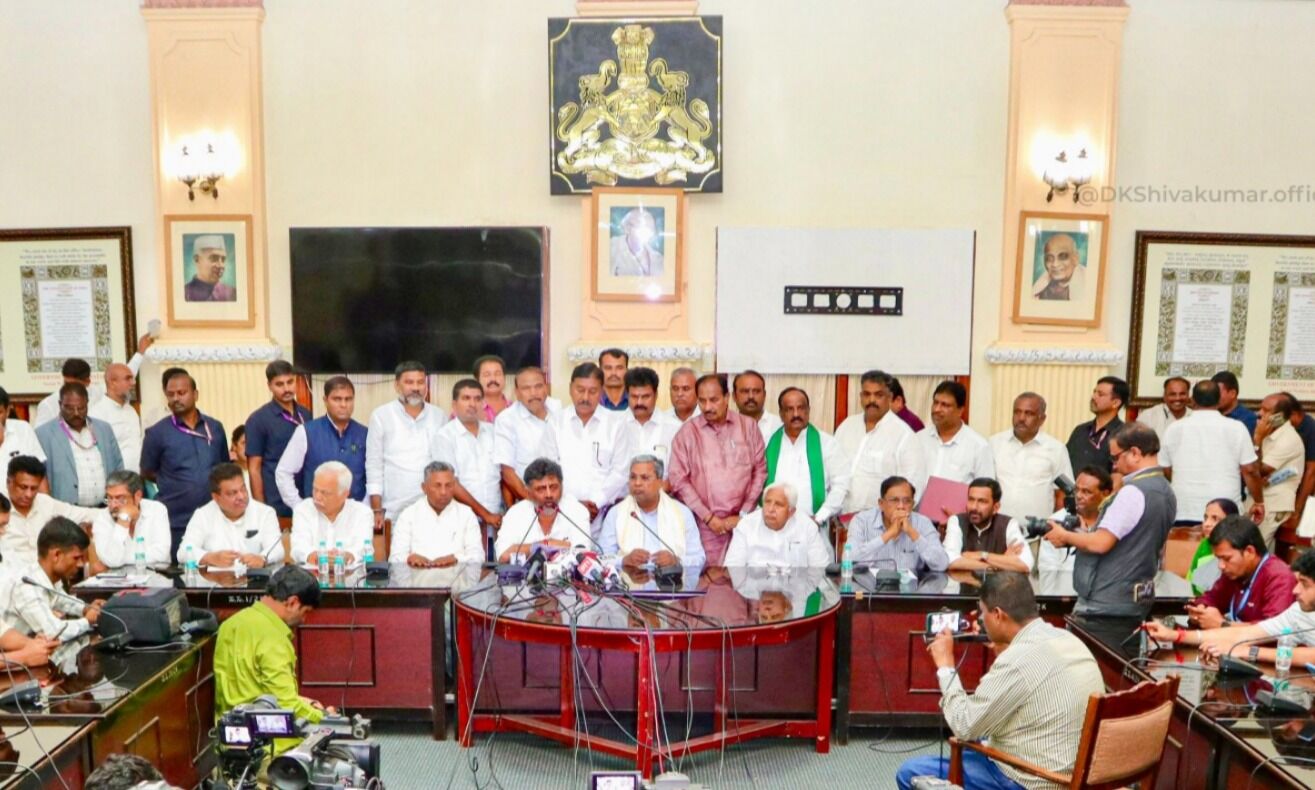 ಸಿಎಂ ವಿರುದ್ಧ ಕಾನೂನು ಕ್ರಮಕ್ಕೆ ಅನುಮತಿ | ರಾಜ್ಯಪಾಲರ ನಿರ್ಧಾರಕ್ಕೆ ಕಾಂಗ್ರೆಸ್ ಶಾಸಕಾಂಗ ಪಕ್ಷದ ಖಂಡನೆ : ಡಿ.ಕೆ.ಶಿವಕುಮಾರ್