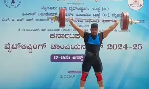 ವೈಟ್‌ಲಿಫ್ಟಿಂಗ್ ಚಾಂಪಿಯನ್‌ಶಿಪ್: ಫಾಝಿಲ್ ರಹ್ಮಾನ್‌ಗೆ ಚಿನ್ನದ ಪದಕ
