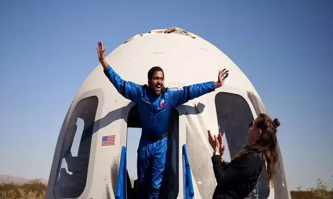 ತಾಯ್ನಾಡಿಗೆ ಮರಳಿದ ಭಾರತದ ಪ್ರಪ್ರಥಮ ನಾಗರಿಕ ಗಗನಯಾನಿ ಗೋಪಿಚಂದ್‌ಗೆ ಭವ್ಯಸ್ವಾಗತ