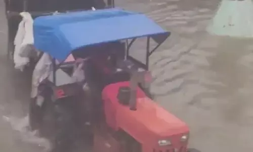 ಗುಜರಾತ್ ನಲ್ಲಿ ಭಾರೀ ಮಳೆ, ಟ್ರಾಕ್ಟರ್-ಟ್ರಾಲಿಯಲ್ಲಿ ಕೊಚ್ಚಿ ಹೋದ 7 ಮಂದಿ