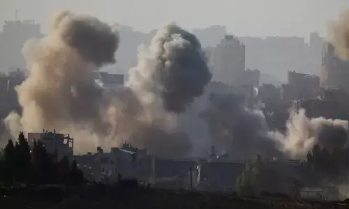 ಗಾಝಾದ ಮೇಲೆ ಇಸ್ರೇಲ್ ವಾಯುದಾಳಿ : 11 ಫೆಲೆಸ್ತೀನೀಯರ ಮೃತ್ಯು