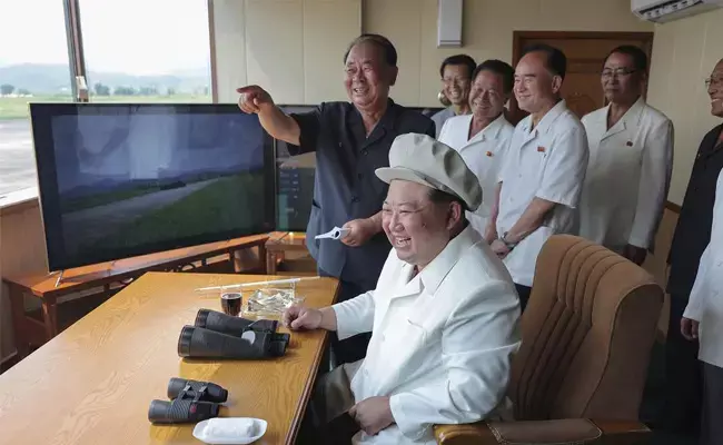 ಉತ್ತರ ಕೊರಿಯಾ | ಹೊಸ `ಆತ್ಮಘಾತುಕ್ ಡ್ರೋನ್ ಅನಾವರಣ