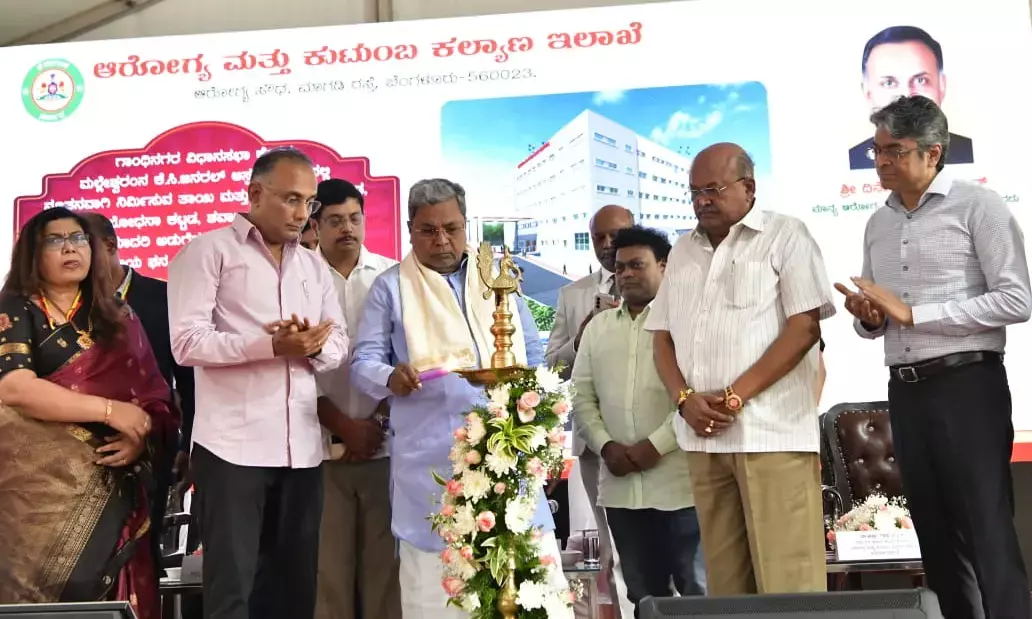 ಗಾಂಧಿನಗರ: ನೂತನ ತಾಯಿ-ಮಕ್ಕಳ ಆಸ್ಪತ್ರೆಗೆ ಸಿಎಂ ಶಿಲಾನ್ಯಾಸ
