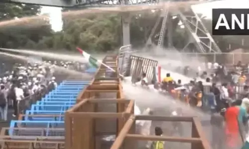 ʼನಬನ್ನ ಅಭಿಯಾನ ರ್‍ಯಾಲಿʼ: ಮಮತಾ ಬ್ಯಾನರ್ಜಿ ರಾಜೀನಾಮೆಗೆ ಆಗ್ರಹಿಸಿ ಪ್ರತಿಭಟನೆ