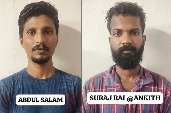 ಮಂಗಳೂರು: ಮಾದಕ ವಸ್ತು ಸಾಗಾಟ, ಮಾರಾಟ ಆರೋಪ; ಇಬ್ಬರ ಬಂಧನ ಮಂಗಳೂರು: ಮಾದಕ ವಸ್ತು ಸಾಗಾಟ, ಮಾರಾಟ ಆರೋಪ; ಇಬ್ಬರ ಬಂಧನ