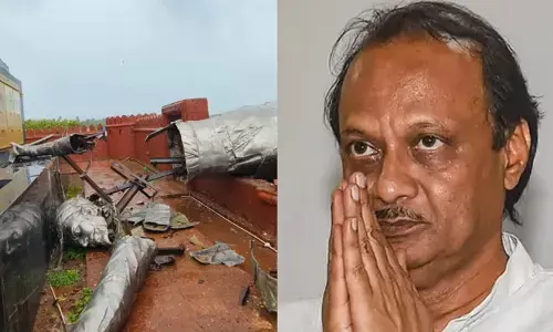 ಶಿವಾಜಿ ಪ್ರತಿಮೆ ಕುಸಿತಕ್ಕೆ ಕ್ಷಮೆ ಯಾಚಿಸಿದ ಮಹಾರಾಷ್ಟ್ರ ಡಿಸಿಎಂ