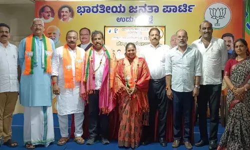 ಉಡುಪಿ ನಗರಸಭೆ ನೂತನ ಅಧ್ಯಕ್ಷ, ಉಪಾಧ್ಯಕ್ಷರಿಗೆ ಅಭಿನಂದನೆ