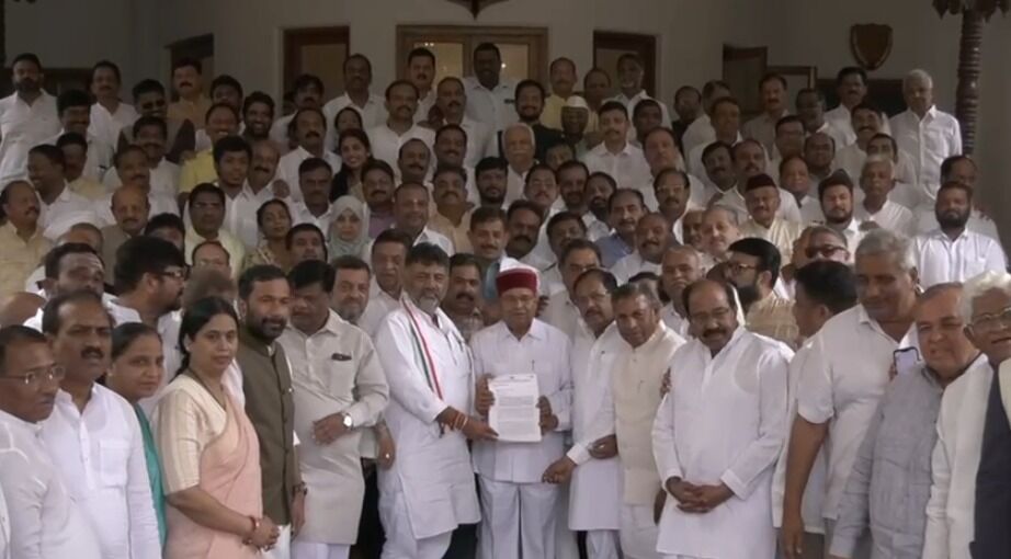 ʼರಾಜಭವನ ಚಲೋʼ | ರಾಜ್ಯಪಾಲರನ್ನು ಭೇಟಿಯಾದ ಕಾಂಗ್ರೆಸ್‌ ನಾಯಕರು