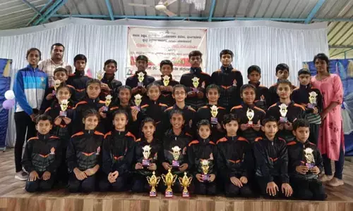 ಜಿಲ್ಲಾ ಮಟ್ಟದ ಪ್ರಾಥಮಿಕ,  ಪ್ರೌಢಶಾಲಾ ಯೋಗಾಸನ ಸ್ಪರ್ಧೆ: ಆಳ್ವಾಸ್ ಶಾಲೆಗೆ ಸಮಗ್ರ ಪ್ರಶಸ್ತಿ