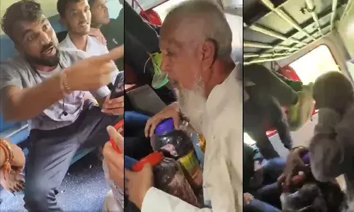 ಬೀಫ್ ಸಾಗಾಟದ ಆರೋಪ ಹೊರಿಸಿ ಹಿರಿಯ ನಾಗರಿಕರನ್ನು ಕ್ರೂರವಾಗಿ ಥಳಿಸಿದ ದುಷ್ಕರ್ಮಿಗಳು; ವಿಡಿಯೋ ವೈರಲ್