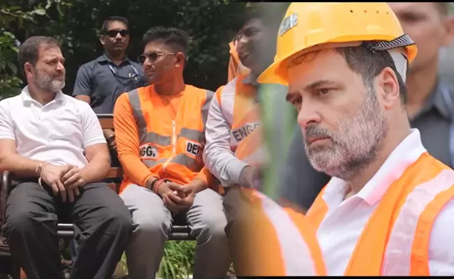 ರೈಲ್ವೆಯನ್ನು ಸುರಕ್ಷಿತವಾಗಿರಿಸುವ ಟ್ರ್ಯಾಕ್ಮೆನ್ಗಳಿಗೆ ಭಡ್ತಿಯೇ ಇಲ್ಲ : ರಾಹುಲ್ ಗಾಂಧಿ ರೈಲ್ವೆಯನ್ನು ಸುರಕ್ಷಿತವಾಗಿರಿಸುವ ಟ್ರ್ಯಾಕ್ಮೆನ್ಗಳಿಗೆ ಭಡ್ತಿಯೇ ಇಲ್ಲ : ರಾಹುಲ್ ಗಾಂಧಿ